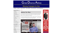 Desktop Screenshot of greatdivorceadvice.com