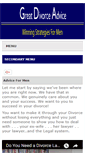 Mobile Screenshot of greatdivorceadvice.com